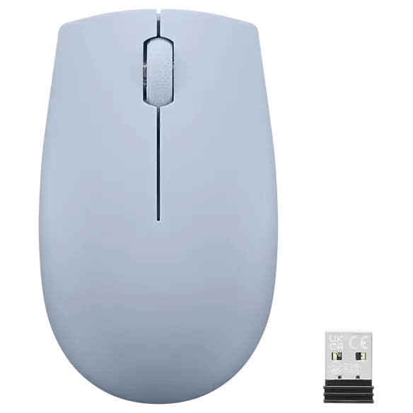 Lenovo 300 Wireless Compact Optisk trådlös Blå