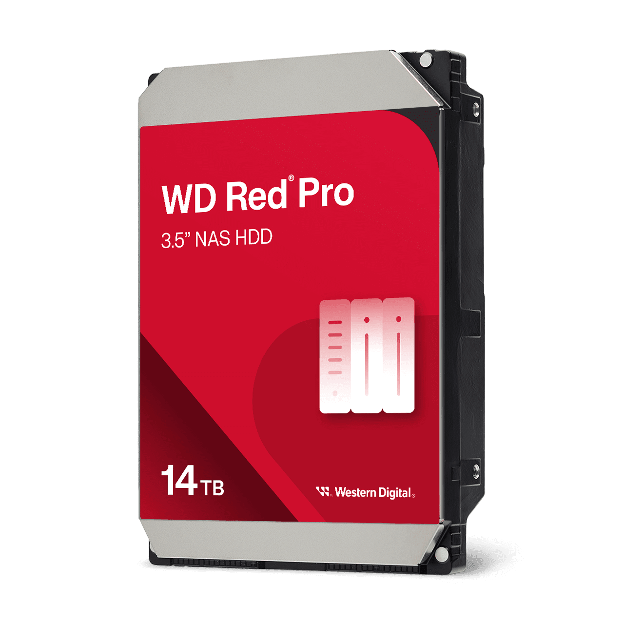 WD Red Pro hårddisk WD142KFGX 14TB 3.5 SATA-600 7200rpm