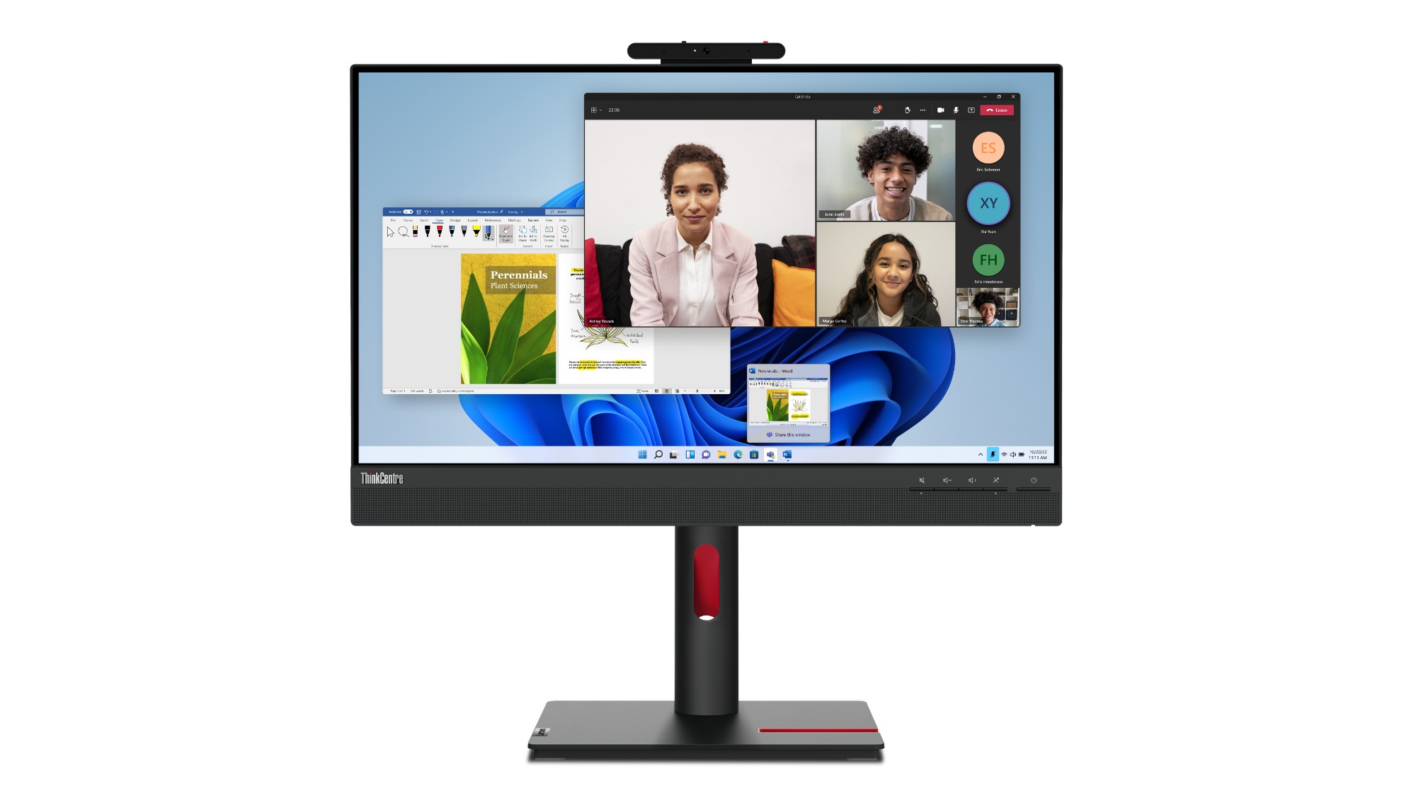 Lenovo ThinkCentre Tiny-in-One 24 Gen 5 24 1920 x 1080 (Full HD) HDMI DisplayPort 60Hz Pivot skärm
