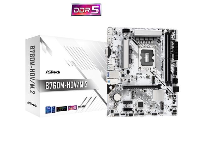 Asrock B760M-HDV/M.2 - mATX DDR5 LGA1700