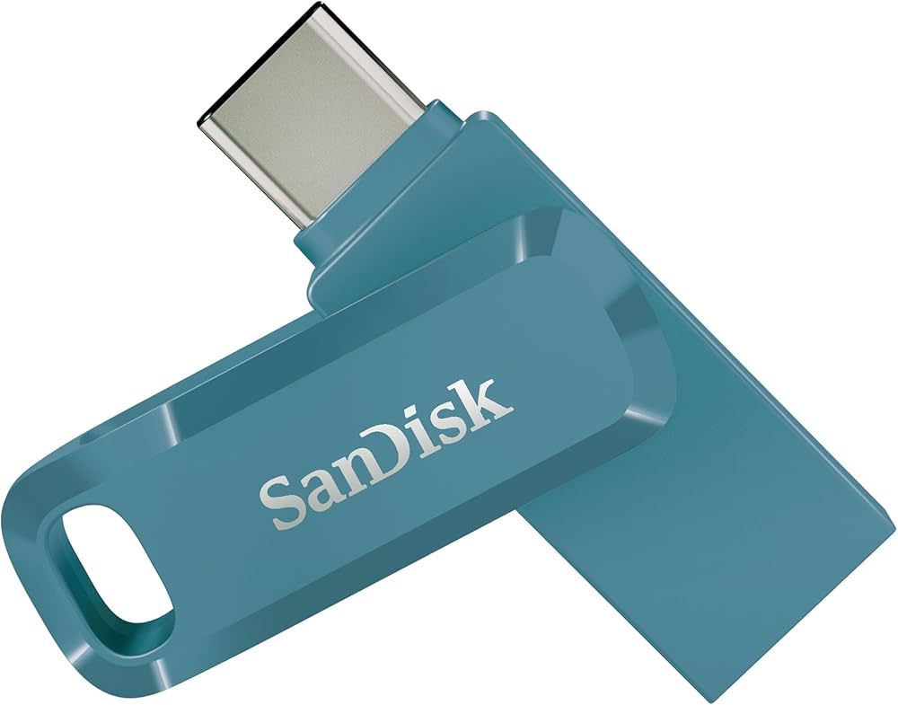 SanDisk Ultra Dual Drive Go 64GB USB 3.2 Gen 1 / USB-C USB stick grön