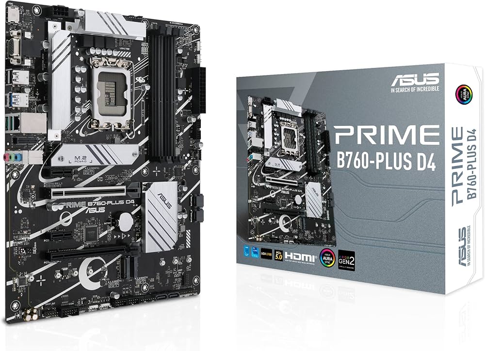 ASUS PRIME B760-PLUS D4 ATX LGA1700 sokkel Intel B760