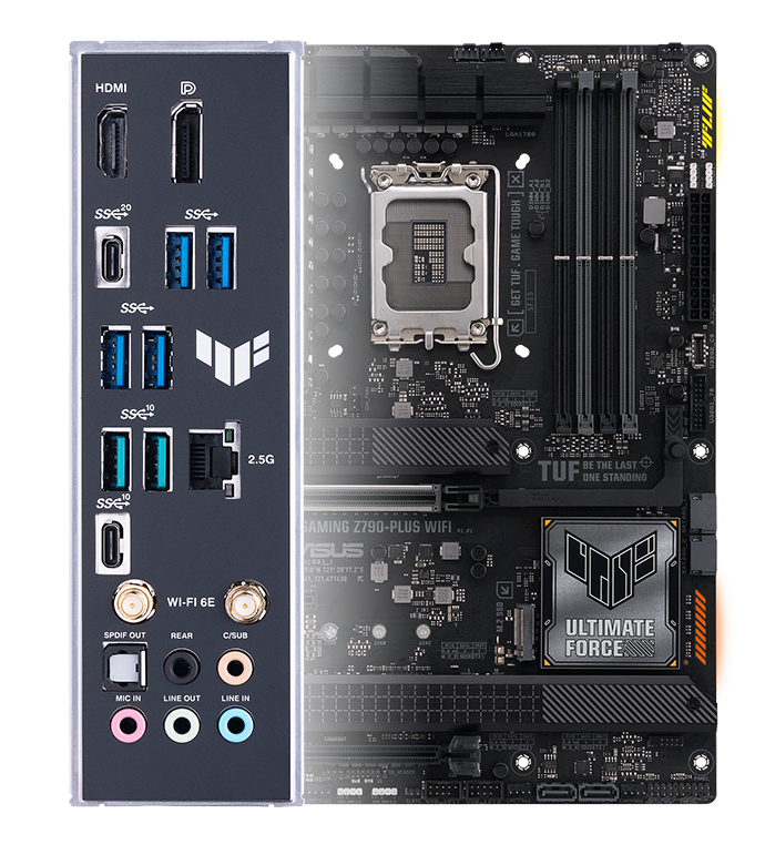 ASUS TUF GAMING Z790-PLUS WIFI ATX LGA1700 sokkel Intel Z790