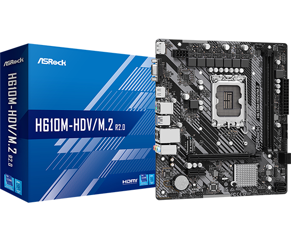 Asrock H610M-HDV/M.2 R2.0 Micro-ATX LGA1700