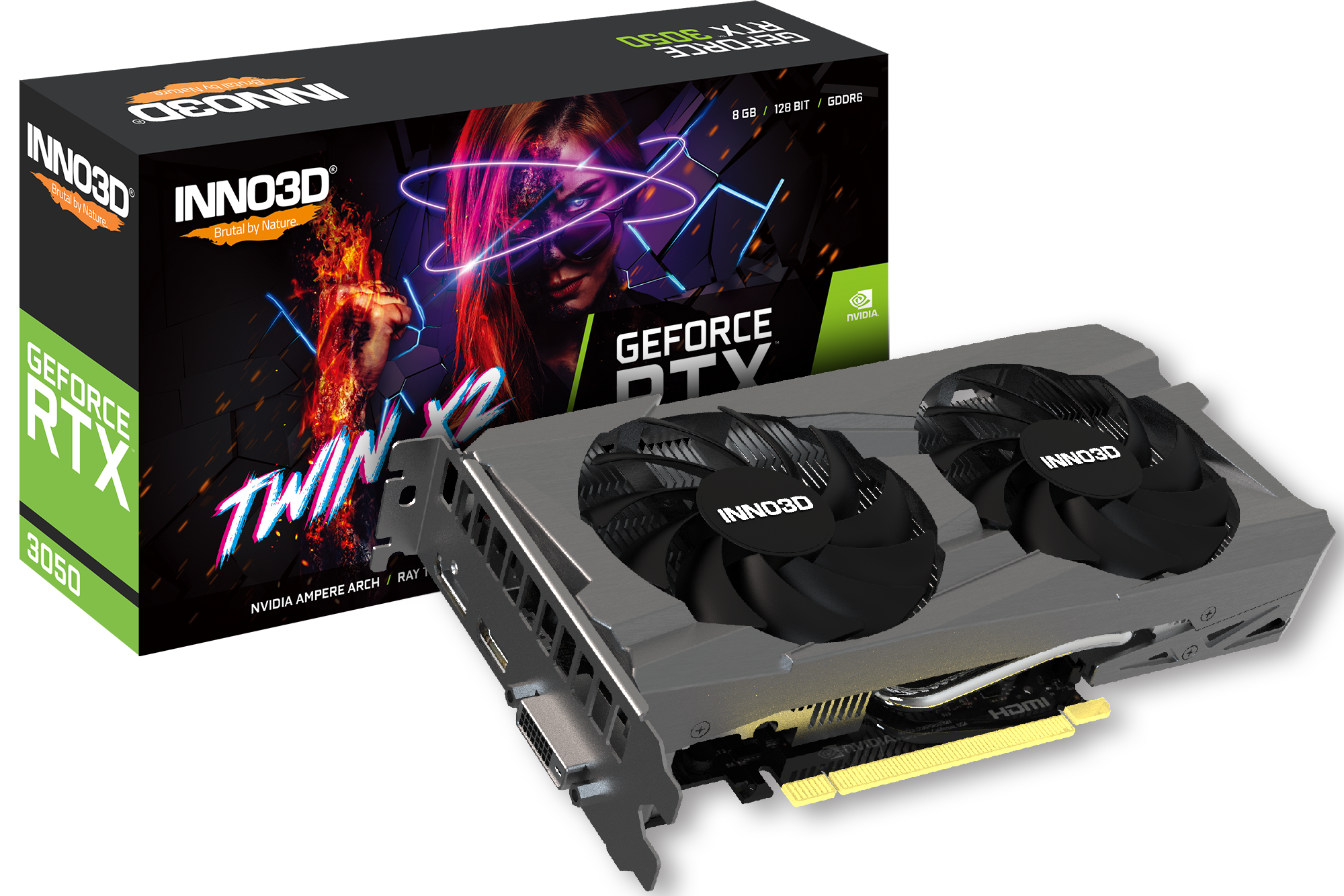 Inno3D NVIDIA GeForce RTX 3050 8GB GDDR6 SDRAM