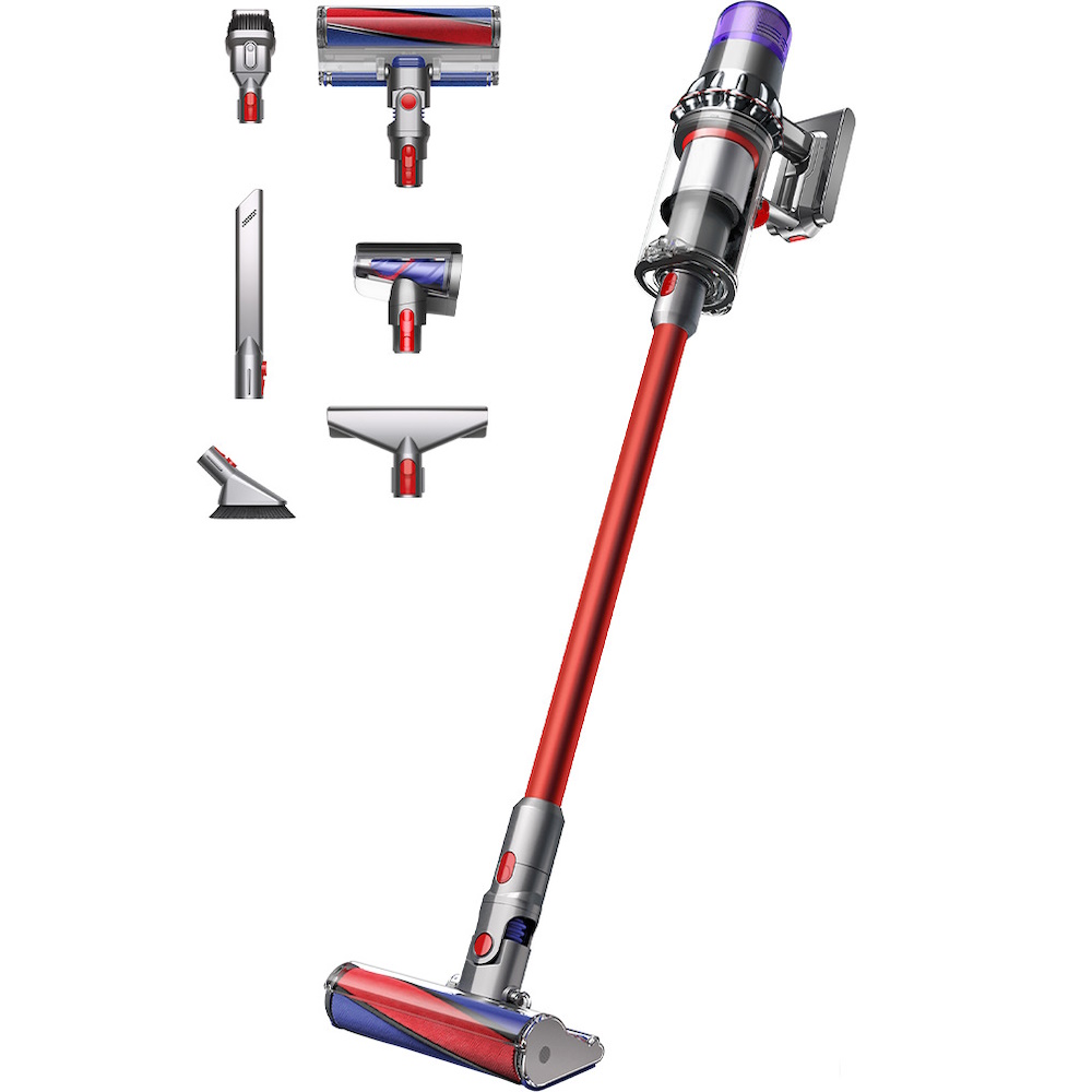 Dyson V11 Fluffy Nickel Red (2023) Dammsugare Pind/håndholdt 185AW 0.77liter