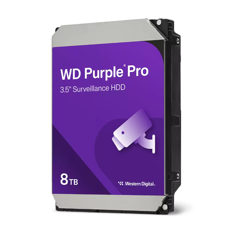 WD Purple Pro hårddisk WD8002PURP 8TB 3.5 Serial ATA-600 7200rpm