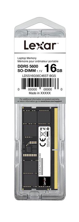 Lexar LD5DS016G-B4800GSST DDR5 16GB 4800MHz 262-pin SO-DIMM