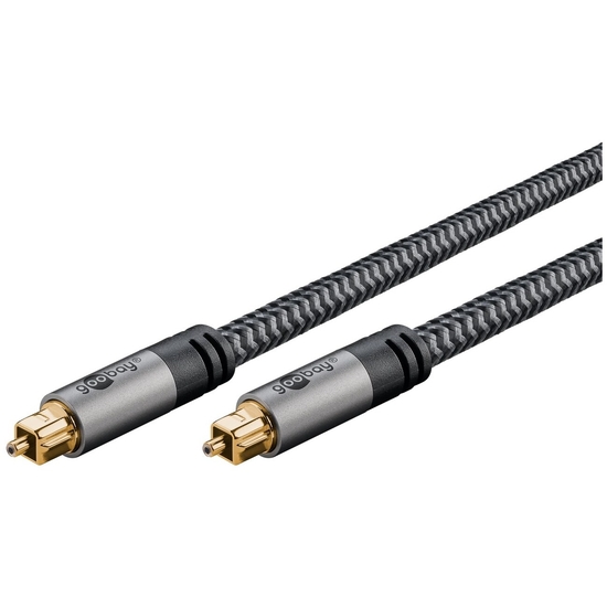 Goobay 65308 Audiokabel svart 10 m