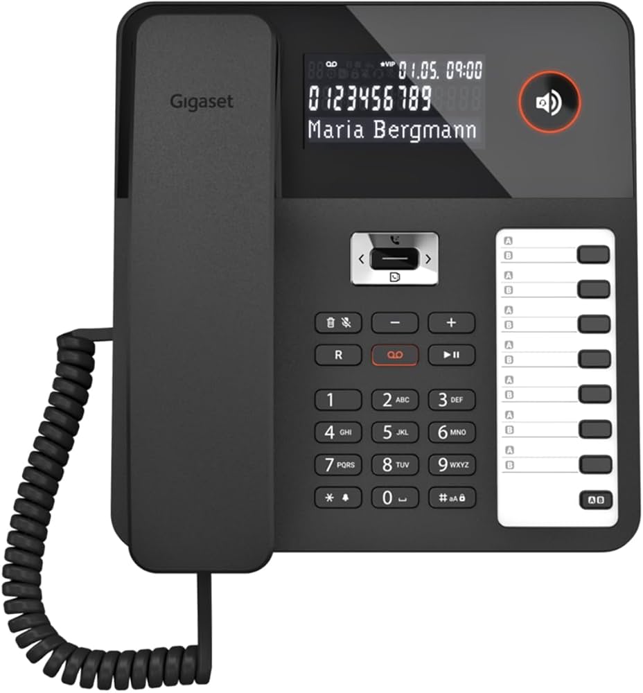 Gigaset Desk 800A Telefon med kabel LCD-skärm