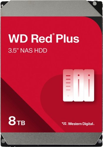 WD Red Plus hårddisk WD80EFPX 8TB 3.5 Serial ATA-600 5640rpm