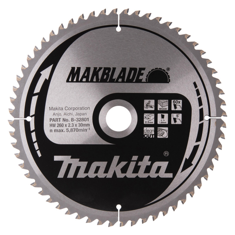 Makita MAKBLADE Rundsavsklinge Geringssav Bordsav