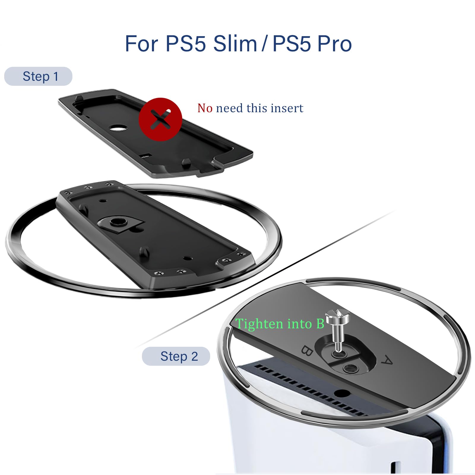 Sony Interactive Entertainment Lodret stander till PS5- och PS5 Pro-konsoller