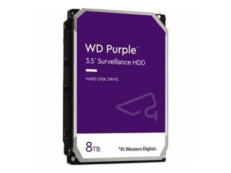 WD Purple hårddisk WD85PURZ 8TB 3.5 Serial ATA-600 5640rpm