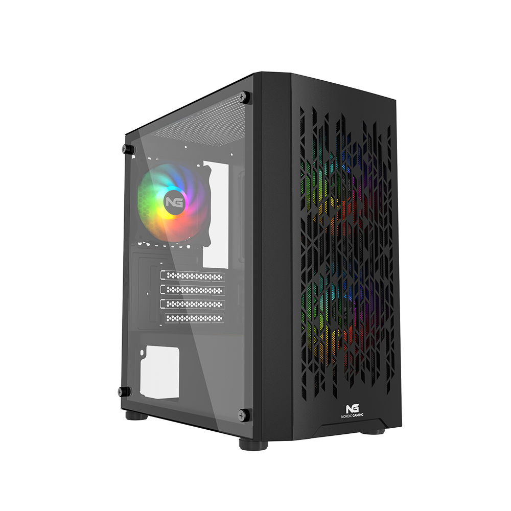Nordic Gaming Fenris RGB Mini Tower micro-ATX svart