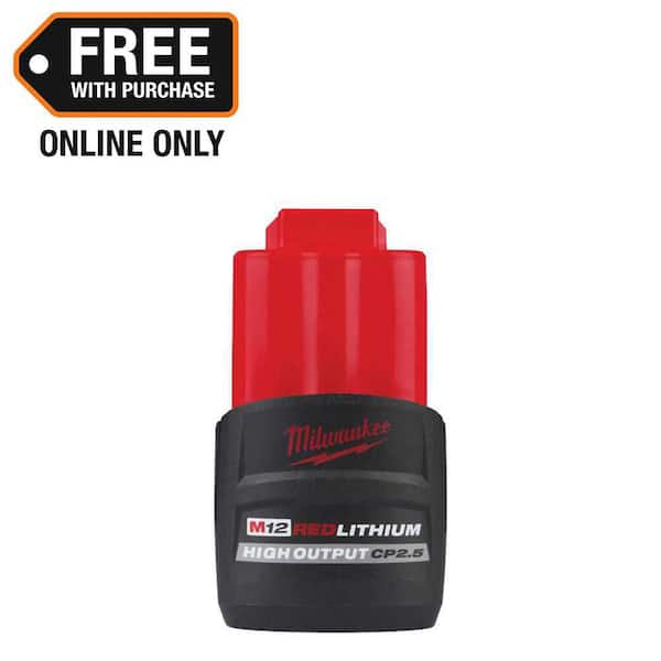 Milwaukee M12 HB2.5 High output 2,5 Ah batteri