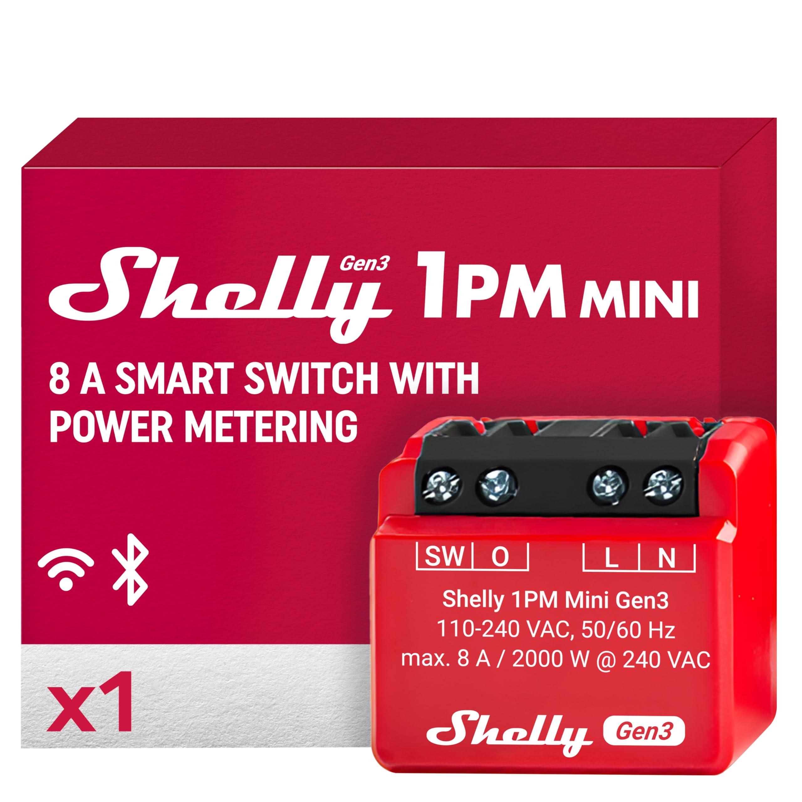Shelly 1PM Mini Gen3 Reläkontakt