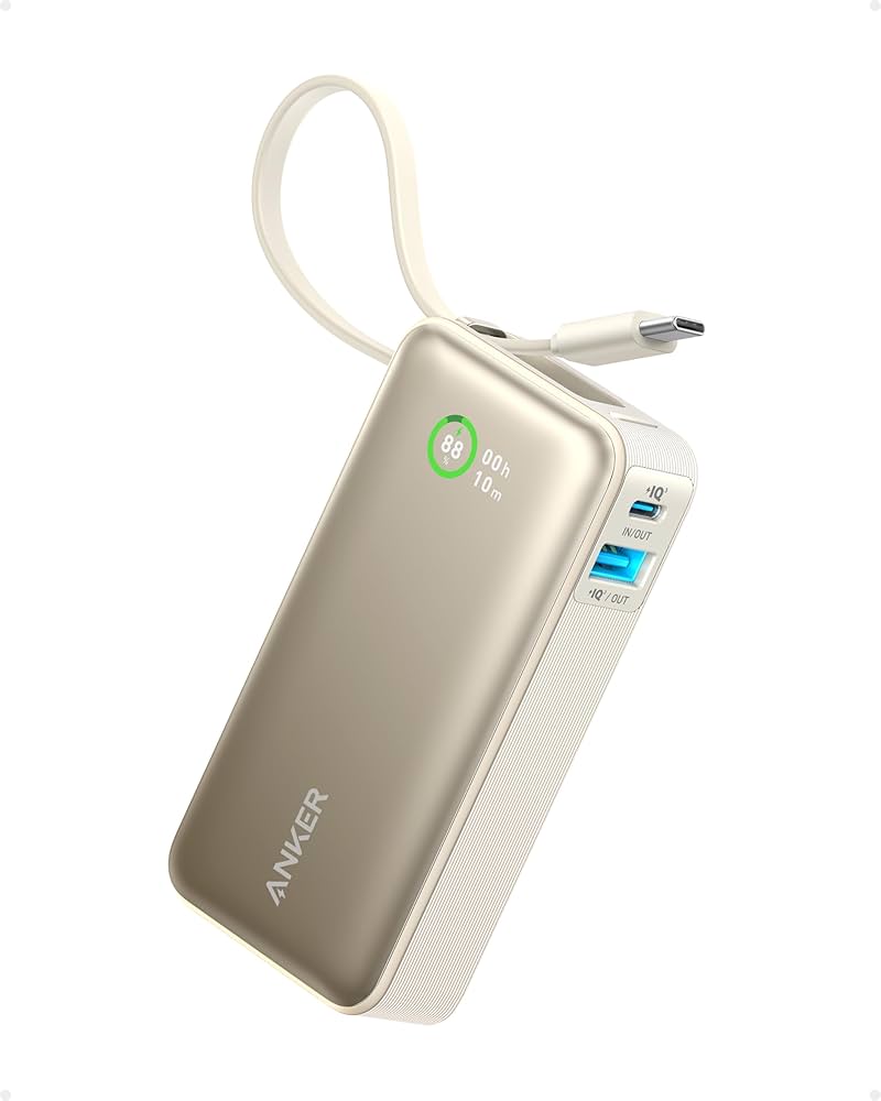 Anker A1259G61 Powerbank 10000mAh 1xUSB-C 1xUSB-A grön