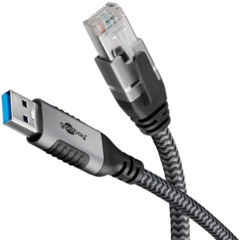 Goobay USB 3.0 till RJ45 netvärksadapter 7.5 m CAT6 1 Gbit/s