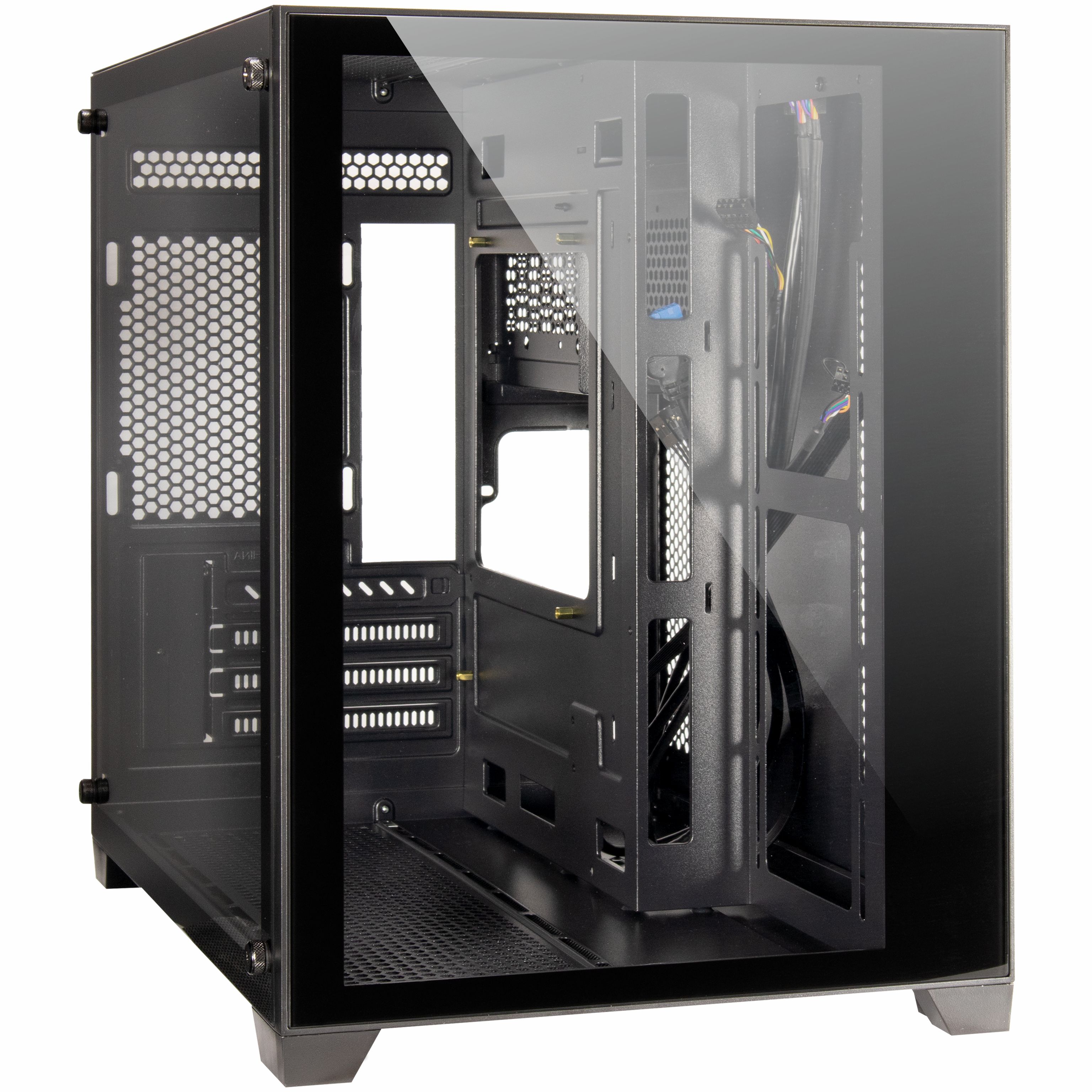 Inter-Tech C-501 Aspect Tower Mini ITX / micro ATX svart