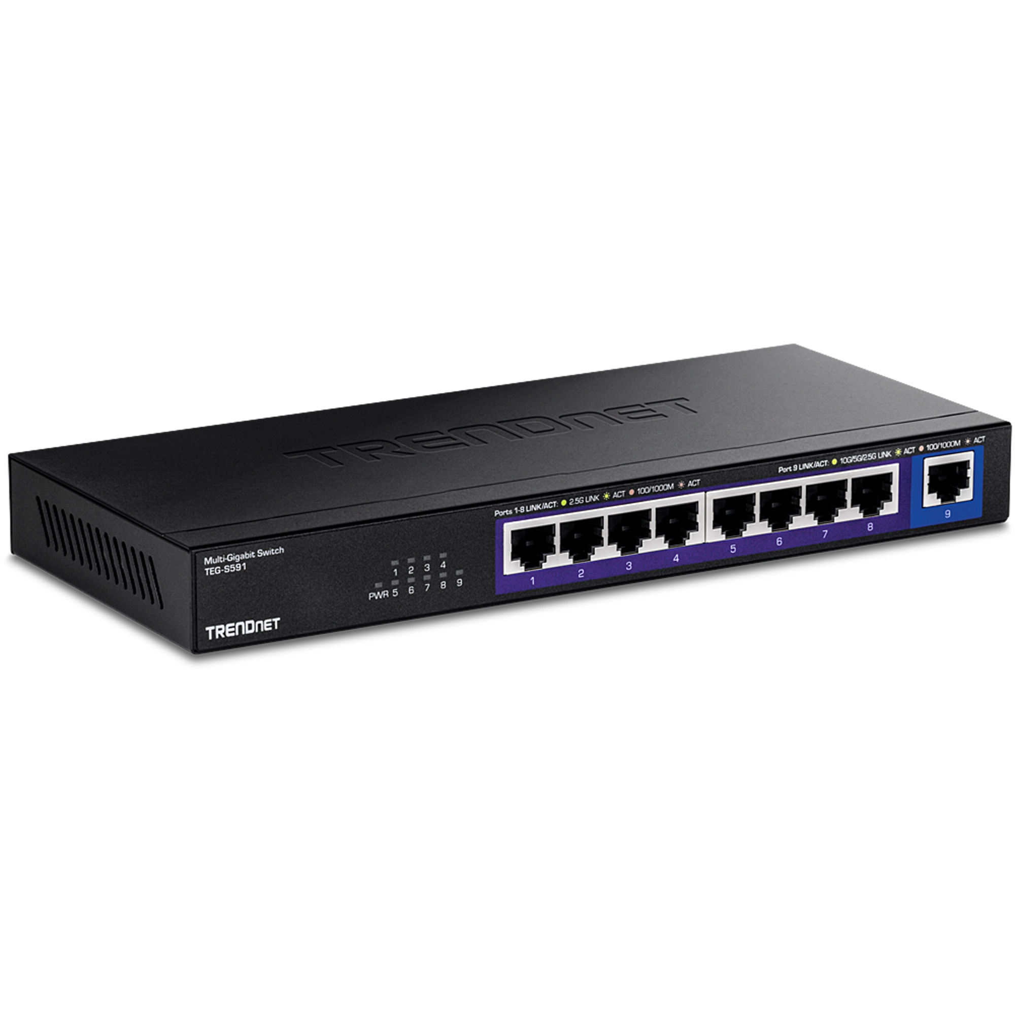 TRENDnet TEG S591 Switch 9-porte 2.5 Gigabit Ethernet