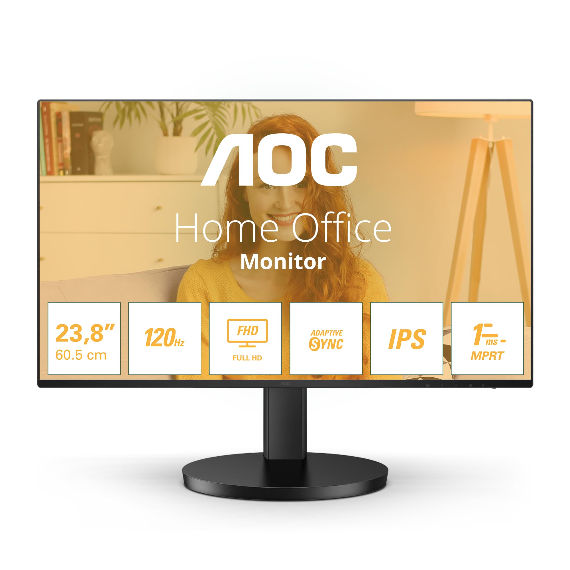 AOC Basic-line 24B3HA2 24 IPS 1920 x 1080 (Full HD) VGA (HD-15) HDMI 100Hz