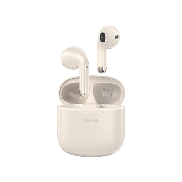 Dudao U18 trådlös Ägte trådlös öretelefoner Bluetooth 5.1 - Beige