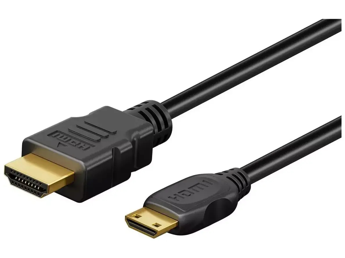 Goobay 74081 HDMI Type A (Standard) > HDMI Type C (Mini) Med ethernet HDMI 2.1 1 m