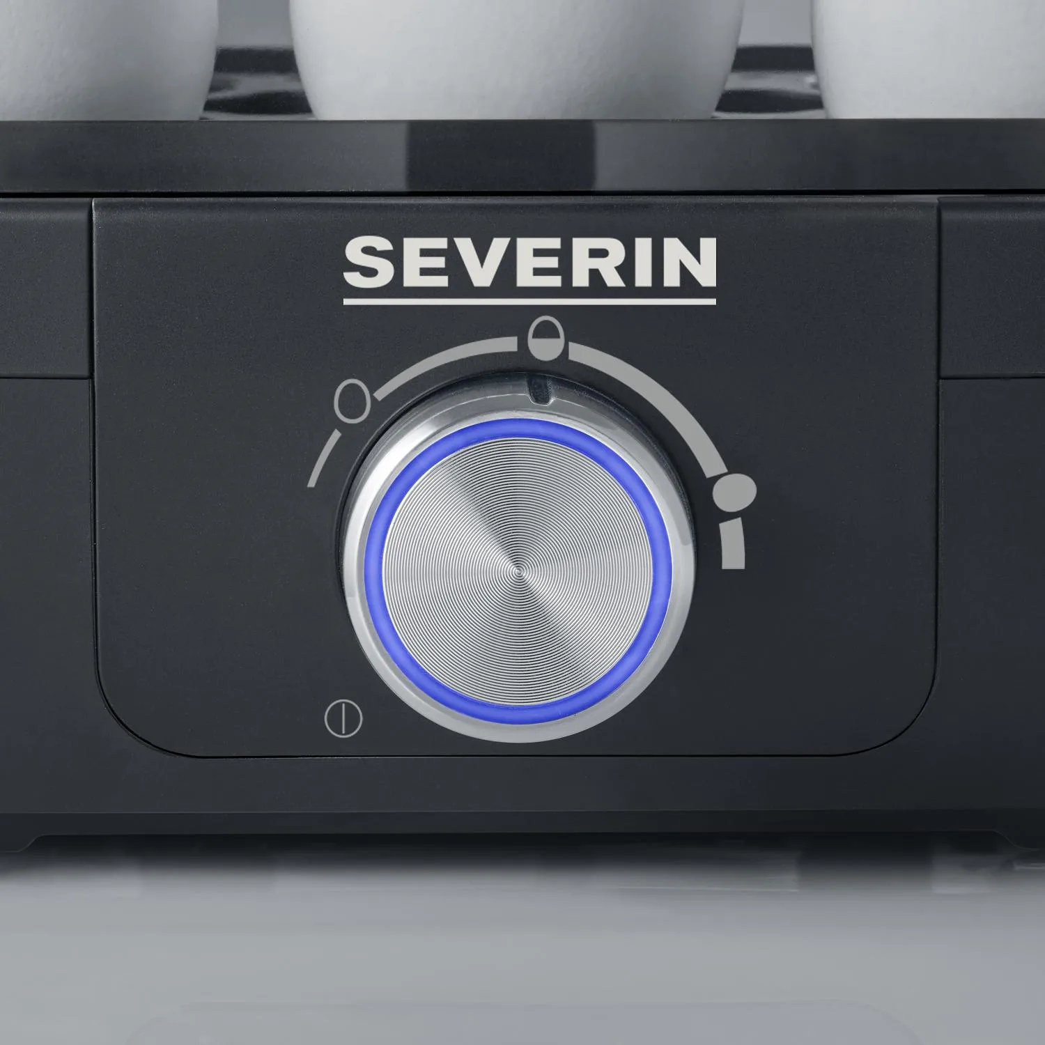 SEVERIN Äggekoger 270W Börstet rustfrit stål/svart
