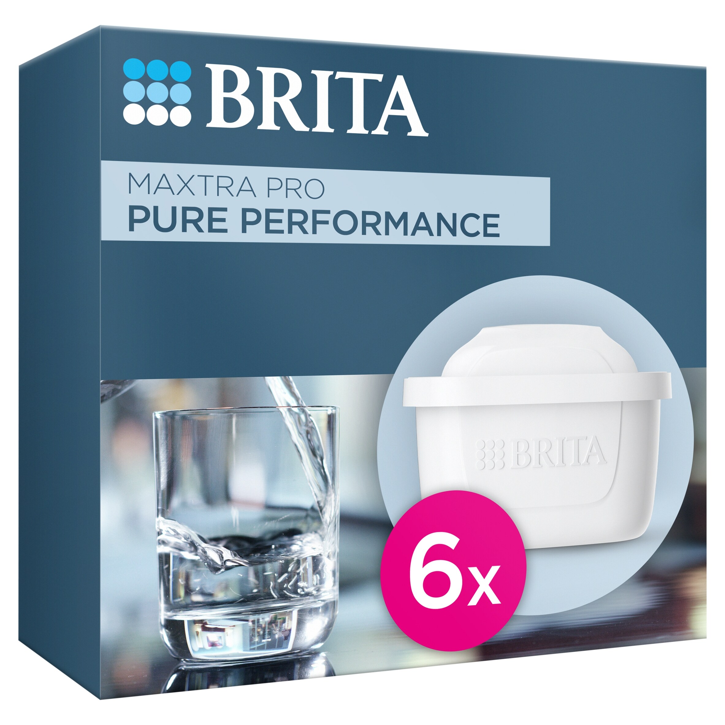 Brita MAXTRA PRO Pure Performance Kande vandfilter 6. st vit
