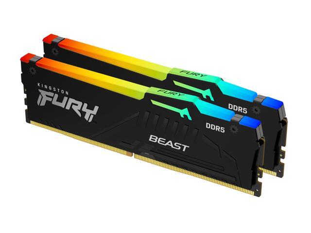 Kingston FURY Beast DDR5 SDRAM 64GB kit CL30 On-die ECC DIMM 288-PIN