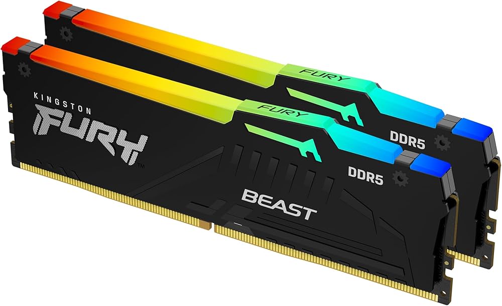 Kingston FURY Beast DDR5 SDRAM 16GB kit 6000MHz CL30 On-die ECC DIMM 288-PIN