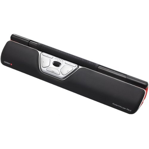 Contour RollerMouse Red Kablet svart röd Silver