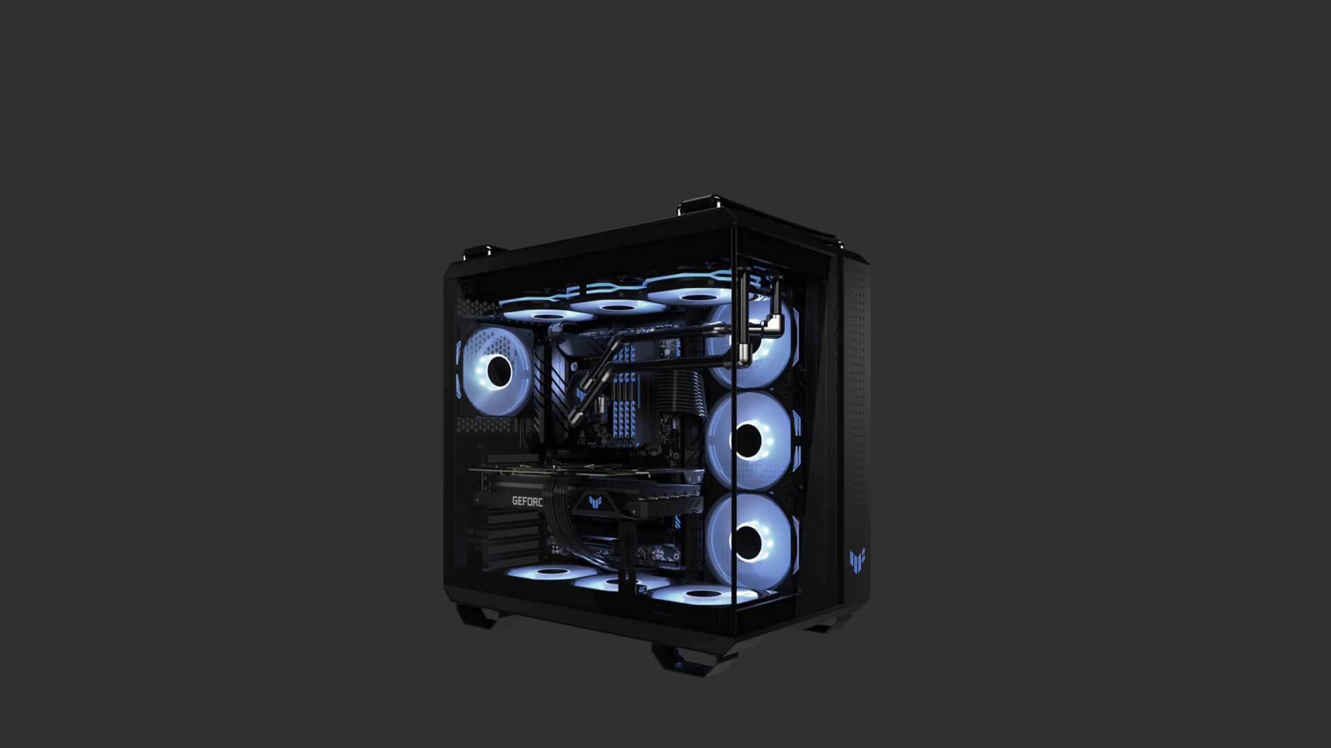 ASUS TUF Gaming TR120 ARGB Etuibläsersät 3-pack svart 120 mm