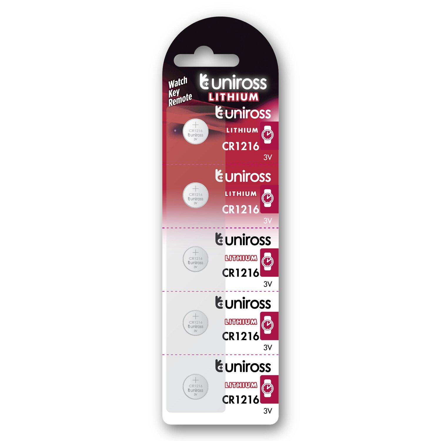 Uniross U5CR1216 husholdningsbatteri Engangsbatteri CR1216 Lithium