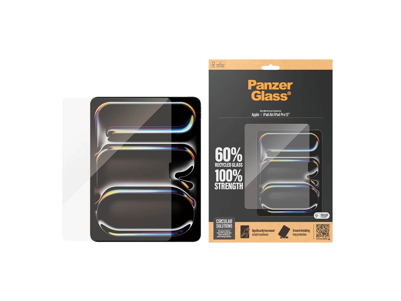 PanzerGlass SAFE Skärmbeskytter Genomskinlig till Apple iPad Pro 13, iPad Air ULTRA-WIDE fit