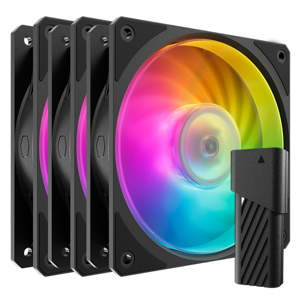 Cooler Master Mobius 120P ARGB Etuibläsersät 3-pack svart 120 mm