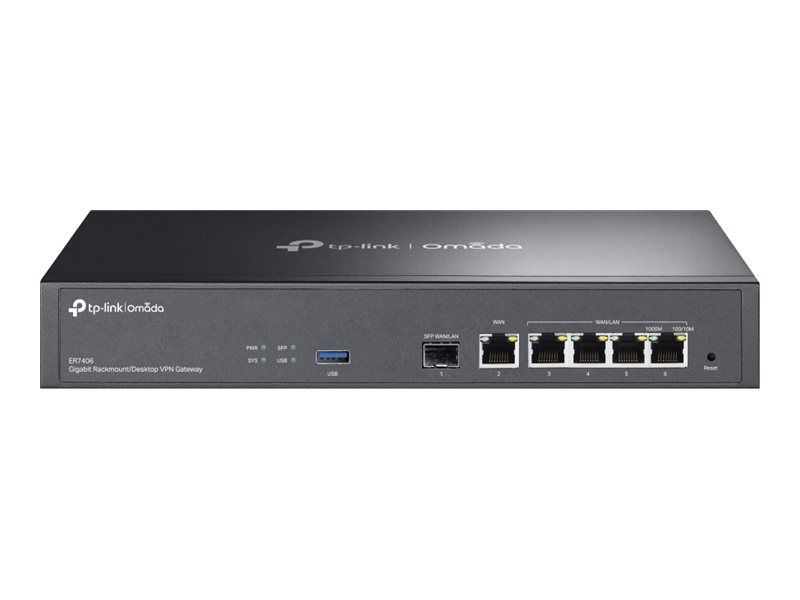 TP-Link Omada ER7406 V1 Router 4-port switch Kablet