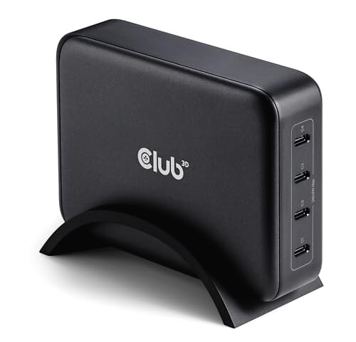 Club3D CAC-1918 GaN Travel Charger 240Watt 4xUSB-C PD svart