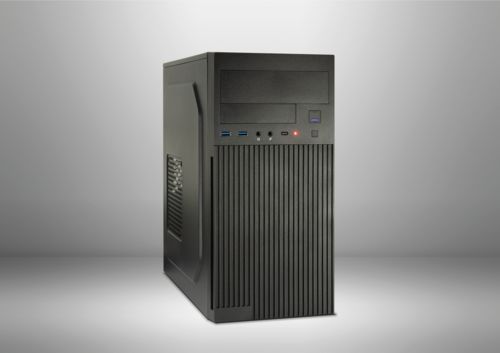 Inter-Tech IT-6521 Straight micro-ATX Ingen strömförsörjning svart