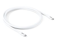Club 3D USB4 USB Type-C kabel 2m vit