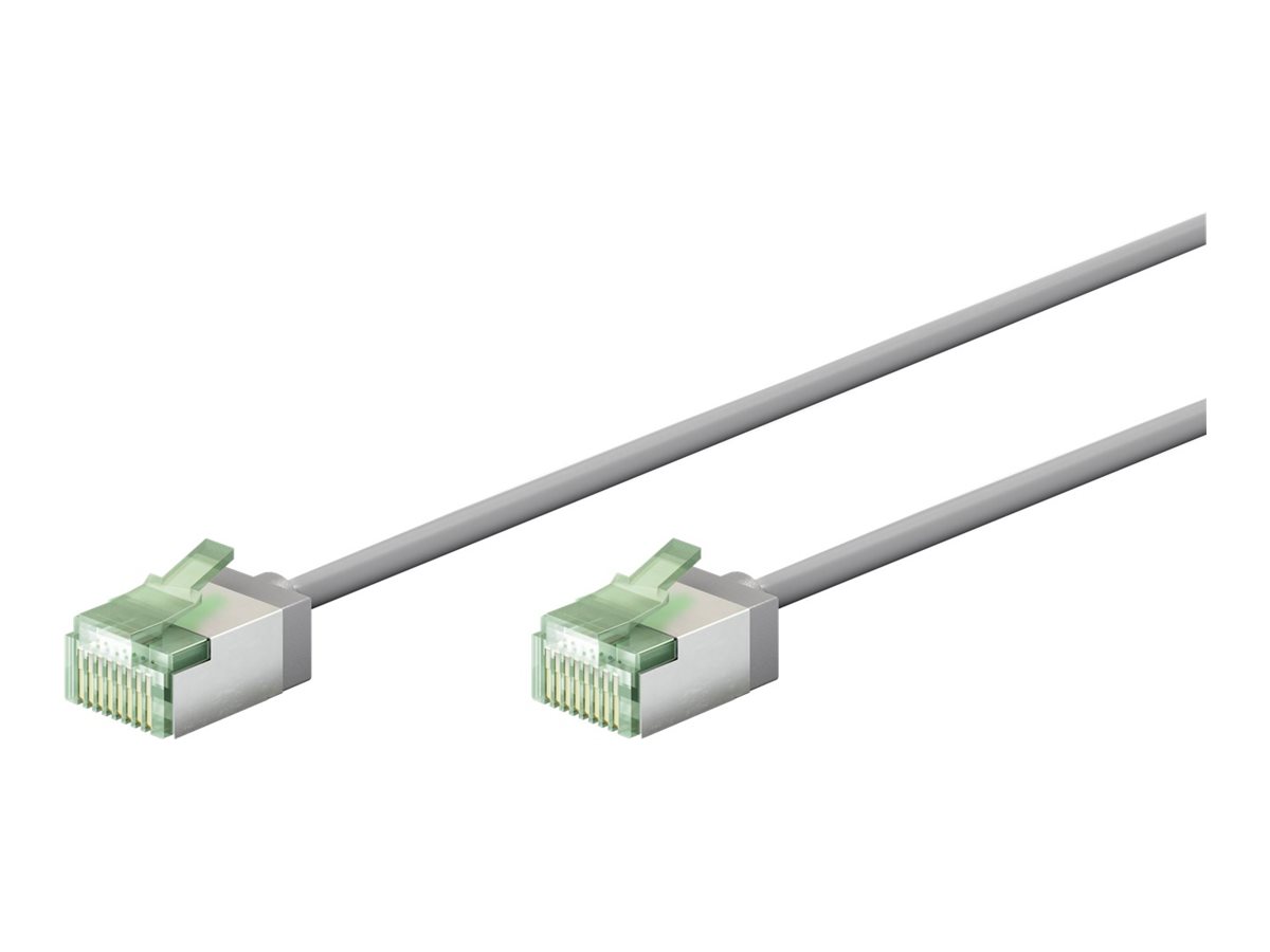 goobay CAT 8.1 U/UTP, Unshielded 15cm Patchkabel Grey