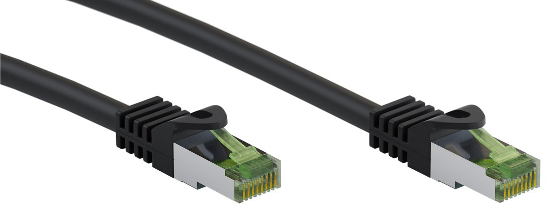 goobay CAT 8.1 U/UTP, Unshielded 15cm Patchkabel svart