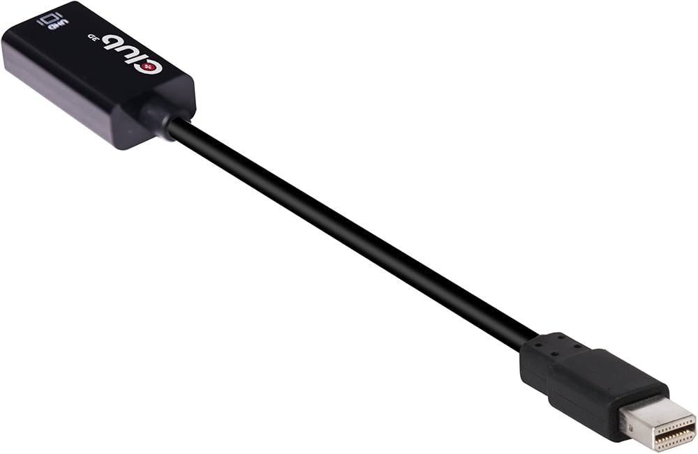 Club 3D DisplayPort adapter svart