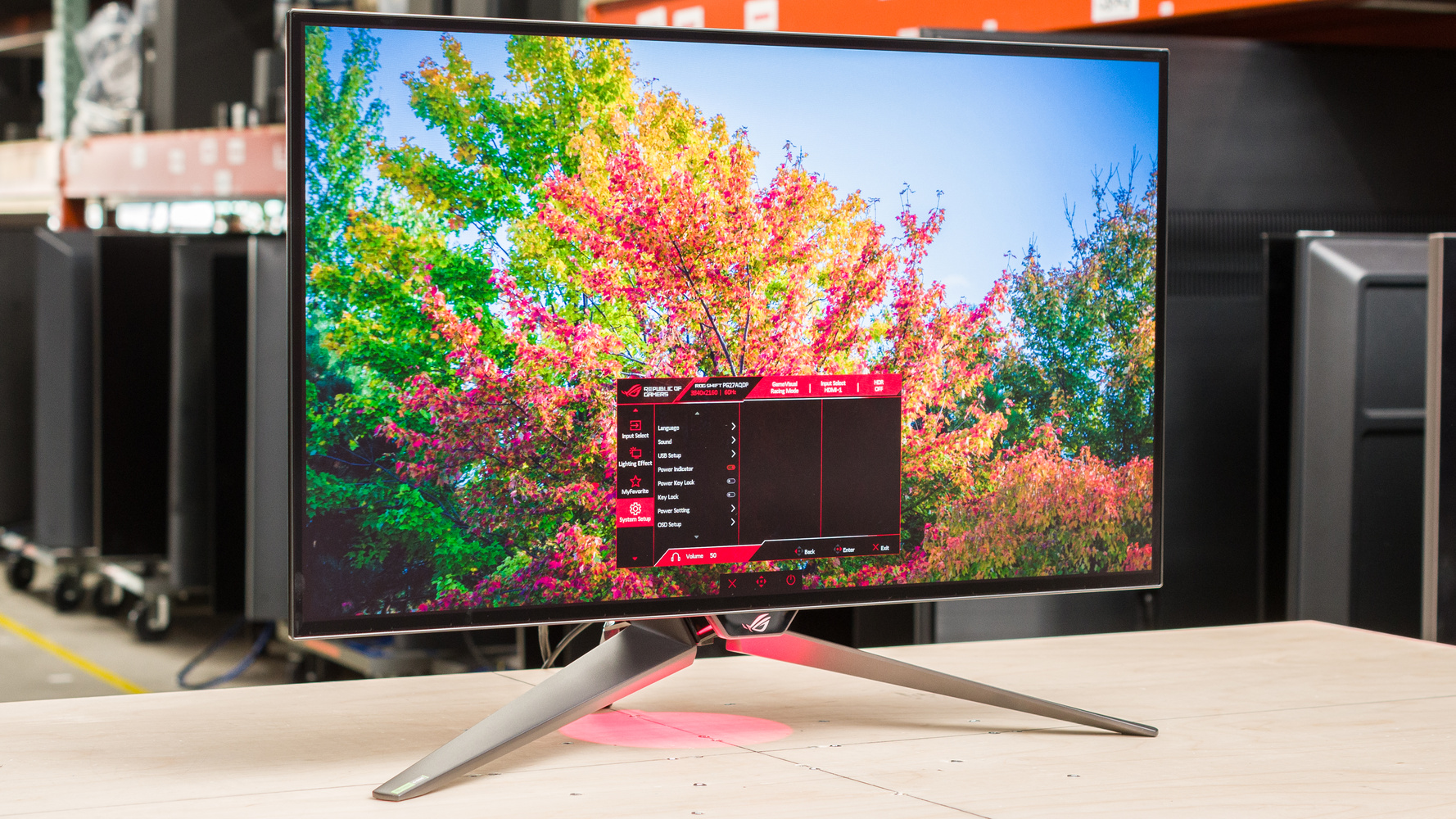 ASUS ROG Swift OLED PG27AQDP 27 2560 x 1440 (2K) HDMI 480Hz