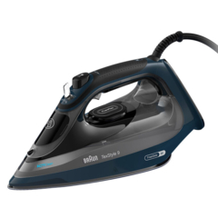 Braun TexStyle 9 0127409002 Dampstrygejern 3200W Mörkeblå