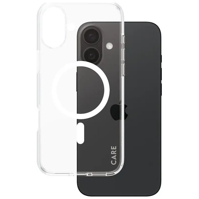 PanzerGlass CARE Urban Combat Case Magsafe vit till Apple iPhone 16 Plus