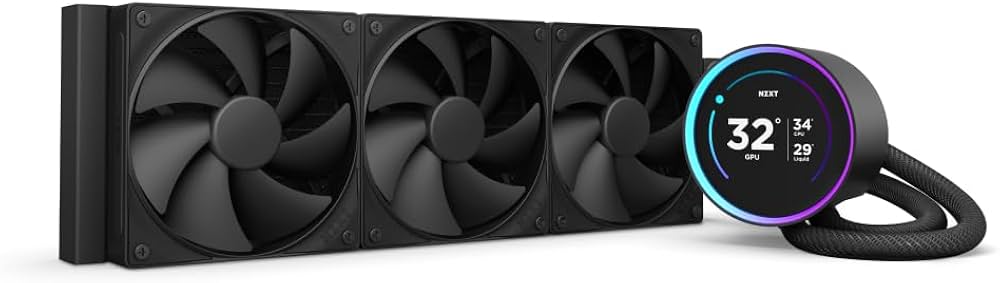 NZXT Kraken Elite 360 RGB kölesystem 1-pack svart 120 mm