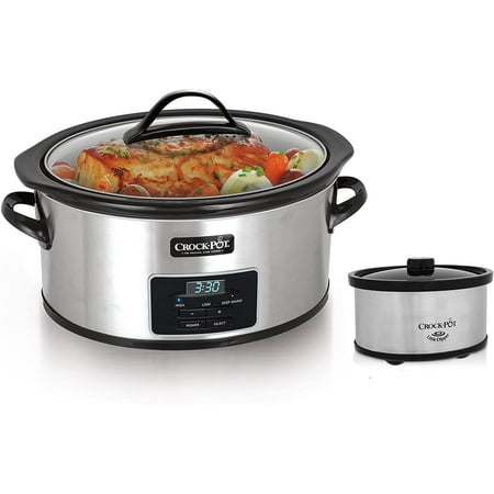 Crock-Pot Slow Cooker 4.7 Liter svart