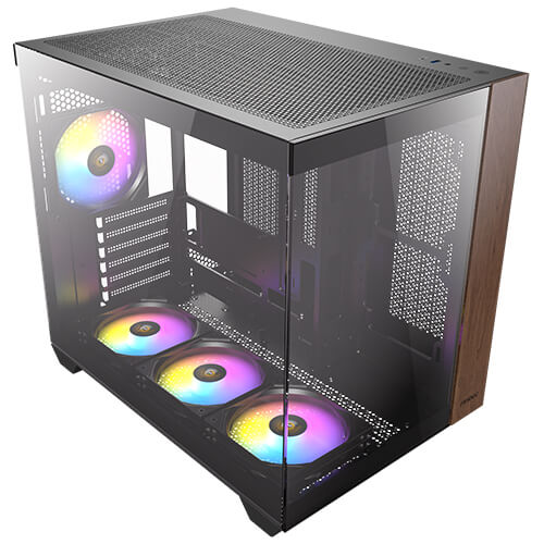 Antec CX800 Wood aRGB B Tårn ATX Ingen strömförsörjning svart